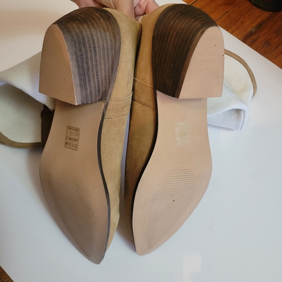 UO Leslie Tall Two Tone Colorblock Cowboy Boots NWOT Size 9 - Picture 8 of 12